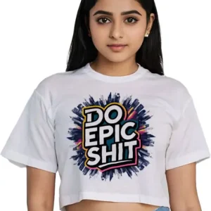 GRECIILOOKS Shirt for Women | Printed Casual Crop Top